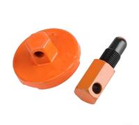 Solaughguy Outil d'arrêt de piston pour tronçonneuse, 14 mm, outil de démontage de volant d'inertie d'embrayage pour moteurs à 2 cycles, compatible avec les modèles, construction en acier pour plus de