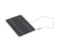 Solaughguy Panneau solaire USB 5 V 10 W, panneau de charge solaire, chargeur de panneau solaire 10 W, taux de conversion de 18,8 % haute efficacité, charge rapide de 1000 mA
