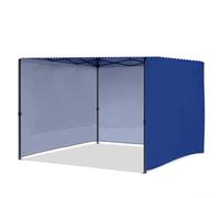 Solaughguy Parois latérales imperméables pour tente de 3 x 3 m, panneaux de clôture en polyester 210D, bleu, pour compatibilité avec auvent