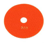 Solaughguy Patins de polissage humides et secs de 150 mm pour béton, granit, marbre, calcaire, disques de meulage flexibles avec résine abrasive en grain multiple (300#)