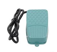 Solaughguy Pédale de commutation à pied momentanée industrielle - Pédale électrique antidérapante robuste pour circuits de contrôle, 10 A/250 V, 1NC+1NO, câble de 1 m, durée de vie mécanique 1 m, (TFS