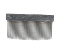 Solaughguy Peigne en crin de cheval en métal pour nettoyage de violon, alto et archet de violoncelle - Brosse ergonomique en fer de 55 cm avec finition lisse, design plat léger pour démêler les poils