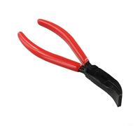 Solaughguy Pince pliante en métal pour plaques d'acier, outils de pliage de tôle de fer avec droit/45°/90°, construction en acier à haute teneur en carbone, poignée antidérapante, 180 mm pour (45°)