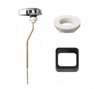 Solaughguy Poignée de levier de WC réglable en alliage de zinc pour réservoirs TOTO - Poignée de chasse d'eau latérale avec tige renforcée en cuivre, réglage 3 positions, pour une plomberie domestique