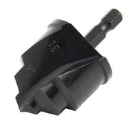 Solaughguy PPR Foret conique pour tuyau d'eau avec tige hexagonale de 6,35 mm pour la construction de plomberie - Outil de chanfrein en acier rapide pour perceuses électriques et PPR(C)