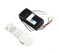 Solaughguy Récepteur de télécommande à 6 vitesses avec conversion de fréquence, RF 433 MHz sans fil pour ventilateurs de plafond, fonction mémoire, vent naturel et