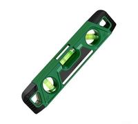 Solaughguy Règle de 230 mm avec outil de localisation d'angle pour nivellement horizontal et vertical, jauge de mesure magnétique inférieure pour surfaces métalliques, angle de 45°/90°