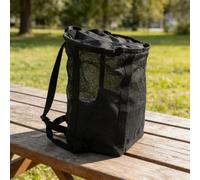 Solaughguy Sac à Foin de Cheval, Maille Respirante et Bretelles Réglables, Sac à Mangeoire Lente Style Muselière pour une alimentation contrôlée, pour Sac Suspendu Tour de Cou en Nylon pour Chevaux