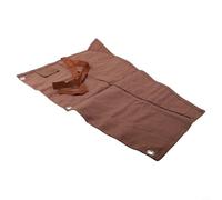 Solaughguy Sac à outils en toile cirée robuste avec 16 poches pour clés, clés, burins et outils à main - Design pliable compact pour atelier, garage ou travail