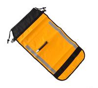 Solaughguy Sac de flotteur à pagaie pour canoë bateau dispositif d'auto-sauvetage avec boucle à dégagement rapide, flotteur de sécurité gonflable avec bandes réfléchissantes et 210D