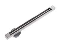 Solaughguy Siphon de sol linéaire pour salle de bain - Égouttoir de douche rectangulaire ultra fin en acier inoxydable 304, 40 x 3,2 x 4,2 cm, finition argent avec noyau en cuivre et filtre