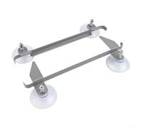 Solaughguy Starlink Support de voiture à ventouse pour toit de véhicule, pare-brise, camping-car, yacht, bus, camping-car, kit de support en acier inoxydable gris