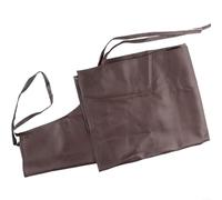 Solaughguy Tablier de soudage pour usage industriel | Équipement de protection résistant à la chaleur et à l'huile | 100 x 65 cm | Matériau polyuréthane | pour soudure, cuisine, coupe