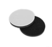 Solaughguy Tampon d'interface en mousse souple de 12,7 cm pour ponceuses orbitales - Disque de support en éponge de 125 mm pour ponçage de surfaces inégales et polissage avec crochet et boucle