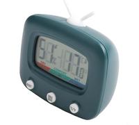 Solaughguy Thermomètre et hygromètre numérique pour usage domestique -20 à 60 °C avec 10 à 99 % pour RH, indicateur de confort 3 couleurs, design compact, alimenté par AA (vert)