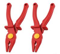 Solaughguy VDE Pince à sertir à bec plat isolée en plastique 19,8 cm 1000 V certifiée IEC60900 pour électriciens avec poignée ergonomique et isolation générale