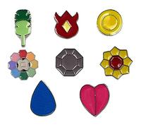 vivianan Pocket Monster Generation 1-6 Lot de 8 badges de collection de jeux pour garçon et fille (A)