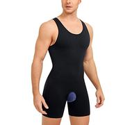 SOLCYSX Sous-vêtement de compression gainant et amincissant sans manches pour homme Fajas para Hombres, noir, 3X-Large-4X-Large