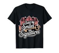 Sold by Smiles and Signatures Offres d'agent Immobilier - T-Shirt