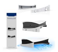 Sold horizontal fiorky avec support de stockage de stockage de stockage Mads Anti-Slip SACKET SACKING HOST RACKET pour Plystation 5 Slim Disc & Digital Edition