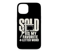 Sold is My Favorite Word Property Sales Humour Coque pour iPhone 13