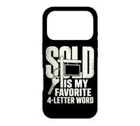 Sold is My Favorite Word Property Sales Humour Coque pour iPhone 17 Pro