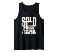 Sold is My Favorite Word Property Sales Humour Débardeur