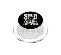 Sold is My Favorite Word Property Sales Humour PopSockets PopGrip pour MagSafe