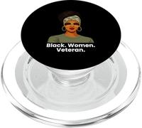 Soldat de l'armée Noire vétéran Afro-américaine PopSockets PopGrip pour MagSafe