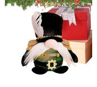 Soldat de noëldirigé par des gnomes de noëllumineux, Figure de noëlGNOM | Figure décorative debout, moelleuse avec de la lumière pour l'école, le dortoir, le bureau, le salon, l'anniversaire