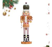 Soldat en Bois de Pain d'épice - de décoration nostalgique de Noël, Affichage Traditionnel de Vacances saisonnier, Figure d'hiver de Style Classique, Objets d'art Qui Font Votre Ambiance