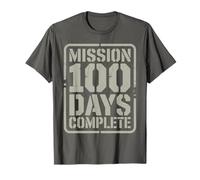 Soldat Mission Scolaire de 100 Jours accomplie T-Shirt