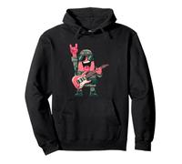 Soldat Rose Starfish Guitare électrique Rock Hand Pose Graphique Sweat à Capuche