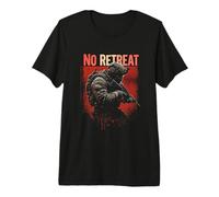 Soldat Tactique NO Retreat T-Shirt Haut de Gamme