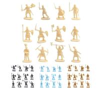 Soldats de plomb - Soldats de plomb pour hommes | 100 mini figurines de soldat anciens | Statues miniatures, ensembles de jeux pour projets éducatifs, fêtes de simulation, garçons et filles, Mini fig