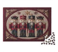 Soldats en Uniformes Traditionnels,Puzzles pour Adultes 1000pcs (75x50cm),Jeux De Défi