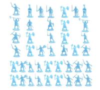 Soldats Miniatures - Ensemble De 100 Figurines Miniatures Détaillées De L'armée, Statues De Modèle De Bataille En Plastique, Pack De Jeu De Soldat Historique | Accessoires De Jeux De Société, Décorati