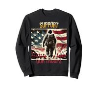 Soldats patriotiques américains commémoratifs militaires Journée des anciens combattants Sweatshirt