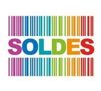 solde ambiance code barre - 20x13.5cm - Sticker/autocollant G