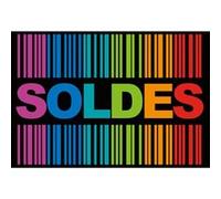 Solde Ambiance Code Barre Noir (30x20,5cm) Sticker/autocollant G