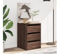 (SOLDE d'été) Commode - Décor salon/Dessus robuste - d'angle chêne marron 40 x 41 x 58 cm bois d'ingénierie *aspect pratique5253012