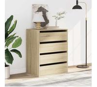 (SOLDE d'été) Commode - Décor salon/Dessus robuste - d'angle chêne sonoma 60 x 41 x 76 cm bois d'ingénierie *aspect pratique1119826