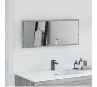 (SOLDE d'été) Miroir mural/Maquillage - Miroir de Salle de Bain avec Lumière LED Gris Sonoma 90x8,5x37 cm - Aspect chic* 2438790