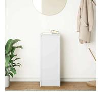 (SOLDE d'été) Placard/Buffet bas - Décor salon - blanc 29,5 x 34 x 76 cm bois d'ingénierie *aspect pratique5041226