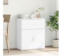 (SOLDE d'été) Placard/Buffet bas - Décor salon - blanc 60 x 31 x 70 cm bois d'ingénierie *aspect pratique5707805