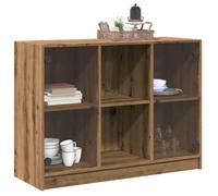 (SOLDE d'été) Placard/Buffet bas - Décor salon - chêne artisanal 102 x 37 x 75 5 cm bois d'ingénierie *aspect pratique3581685