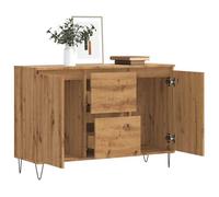 (SOLDE d'été) Placard/Buffet bas - Décor salon - chêne artisanal 104 x 35 x 70 cm bois d'ingénierie *aspect pratique9594347