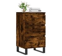 (SOLDE d'été) Placard/Buffet bas - Décor salon - chêne fumé 40 x 35 x 70 cm bois d'ingénierie *aspect pratique5631929