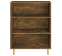 (SOLDE d'été) Placard/Buffet bas - Décor salon - Chêne fumé 69,5 x 32,5 x 90 cm Bois d'ingénierie *aspect pratique3612747