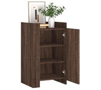 (SOLDE d'été) Placard/Buffet bas - Décor salon - chêne marron 45 x 35 x 75 cm bois d'ingénierie *aspect pratique7469995
